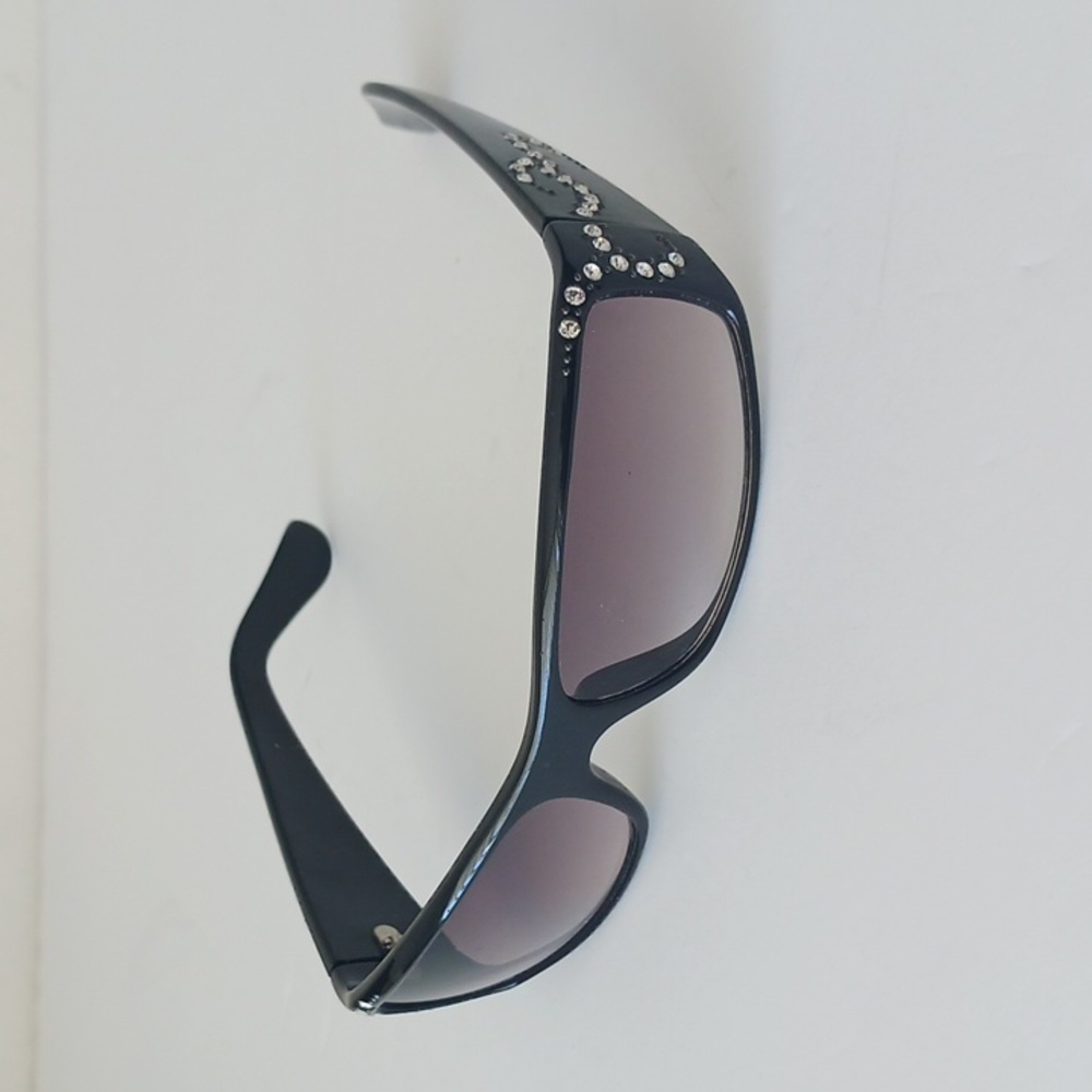 VTG Sunglasses Black W Stones